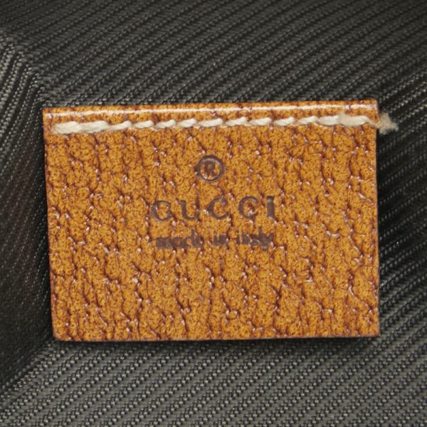 1 0152080 7 Gucci GG Canvas Pouch 29596 Blue Brown Canvas Leather