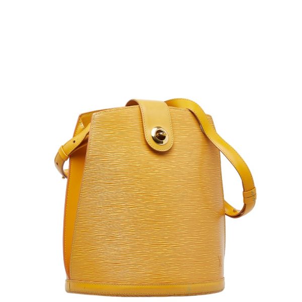 1 0152110 2 Louis Vuitton Epi Cluny Handbag M52259 Tassili Yellow Leather