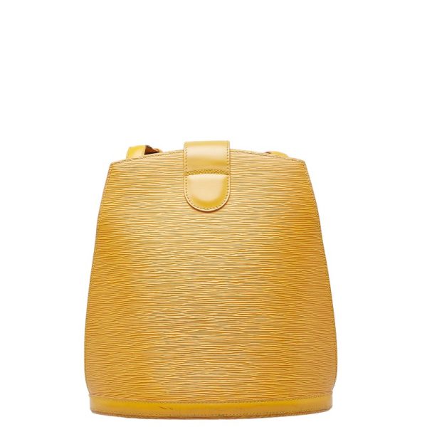 1 0152110 3 Louis Vuitton Epi Cluny Handbag M52259 Tassili Yellow Leather