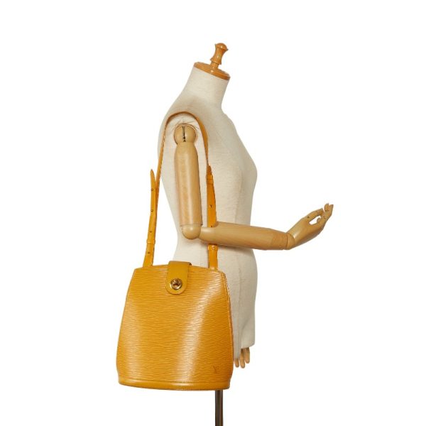 1 0152110 9 Louis Vuitton Epi Cluny Handbag M52259 Tassili Yellow Leather