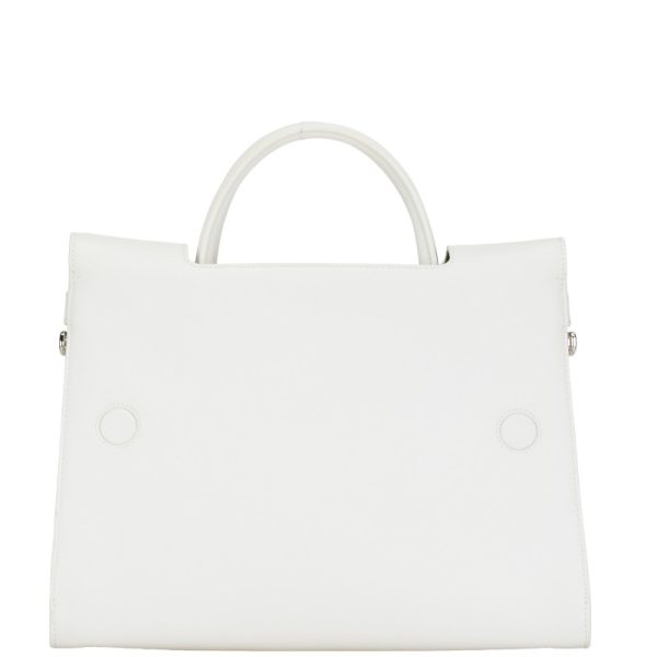 1 0152115 4 Dior Ever Handbag Shoulder Bag 2WAY White Leather