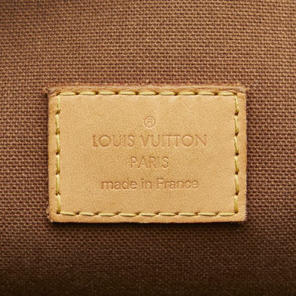 1 0152118 9 Louis Vuitton Monogram Lockit Shoulder Bag M40104 Brown