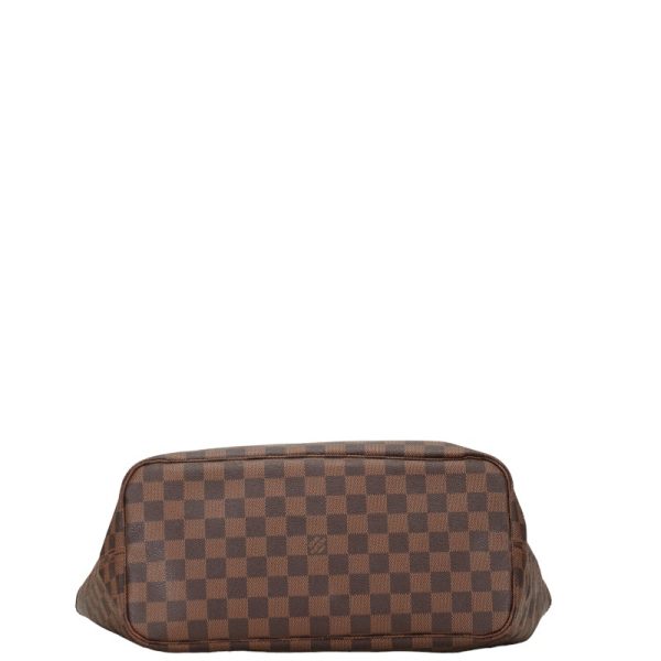 1 0152447 4 Louis Vuitton Damier Neverfull MM shoulder bag Ebene brown