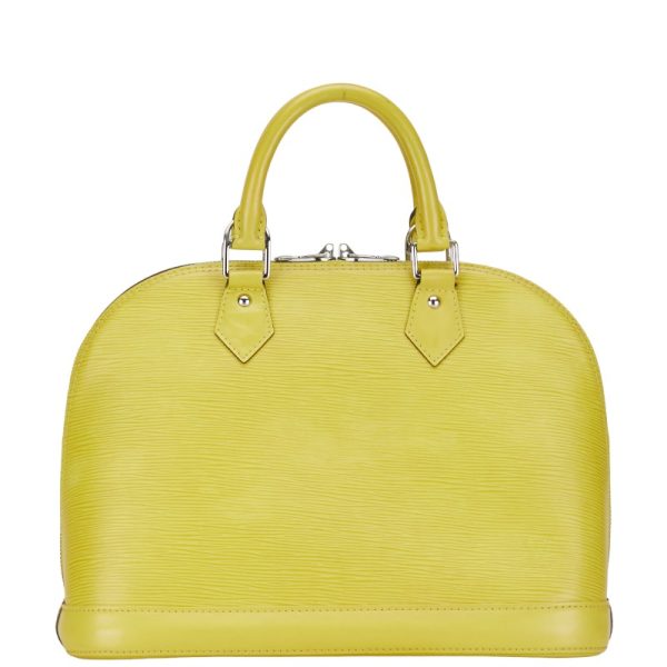 1 0152804 1 Louis Vuitton Epi Alma PM Handbag M40950 Vistache Yellow Leather