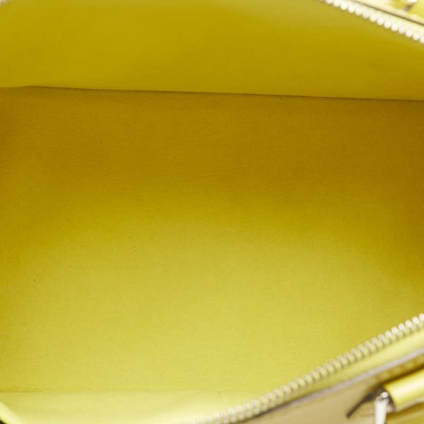 1 0152804 6 Louis Vuitton Epi Alma PM Handbag M40950 Vistache Yellow Leather