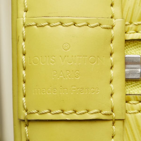 1 0152804 7 Louis Vuitton Epi Alma PM Handbag M40950 Vistache Yellow Leather