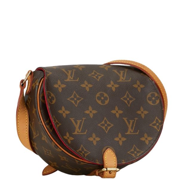 1 0152924 2 Louis Vuitton Monogram Tamblanc Shoulder Bag Brown