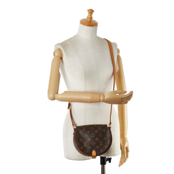 1 0152924 8 Louis Vuitton Monogram Tamblanc Shoulder Bag Brown