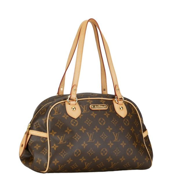 1 0152927 2 Louis Vuitton Monogram Montorgueil PM M95565 Brown