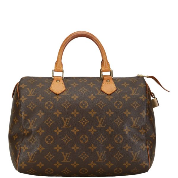 1 0152934 1 Louis Vuitton Monogram Speedy 30 Handbag M41526 Brown