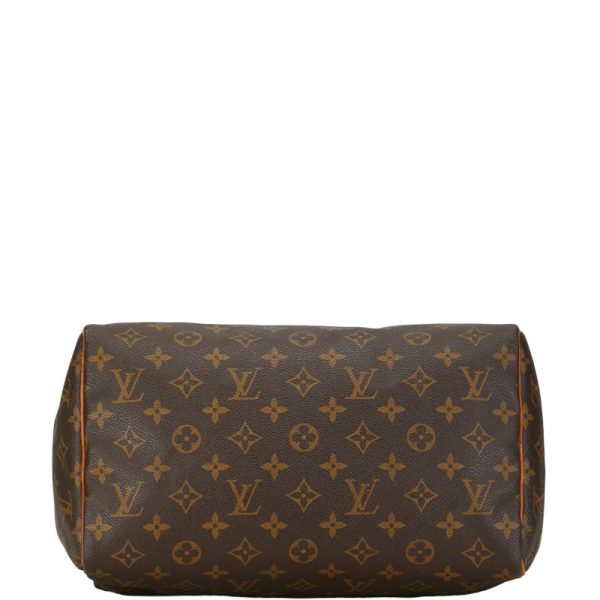 1 0152934 4 Louis Vuitton Monogram Speedy 30 Handbag M41526 Brown