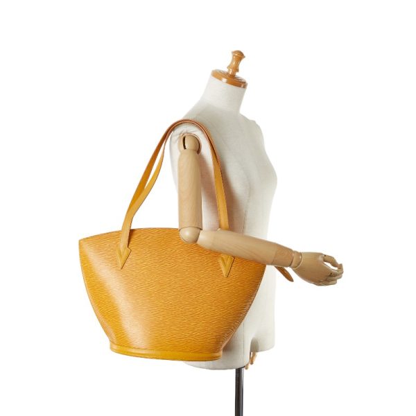 1 0152936 12 Louis Vuitton Epi Saint Jacques Shoulder Bag M52269 Tassili Yellow