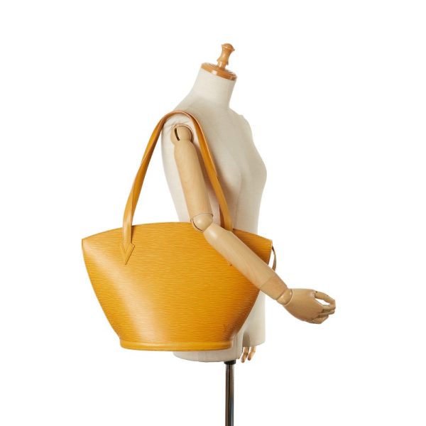 1 0152937 9 Louis Vuitton Epi Saint Jacques Shopping Shoulder Bag M52269 Yellow