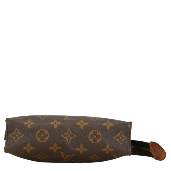 1 0152952 4 Louis Vuitton Monogram Toilette 19 Cosmetic Pouch M47544 Brown