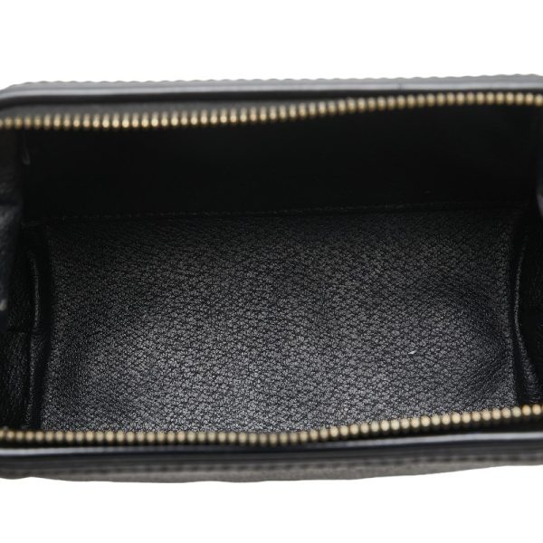 1 0152953 7 Celine Macadam Pouch Brown Black PVC Leather