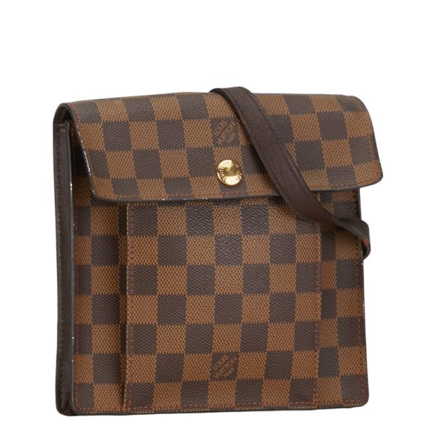 1 0152980 2 Louis Vuitton Damier Pimlico Shoulder Bag Pochette N45272 Brown