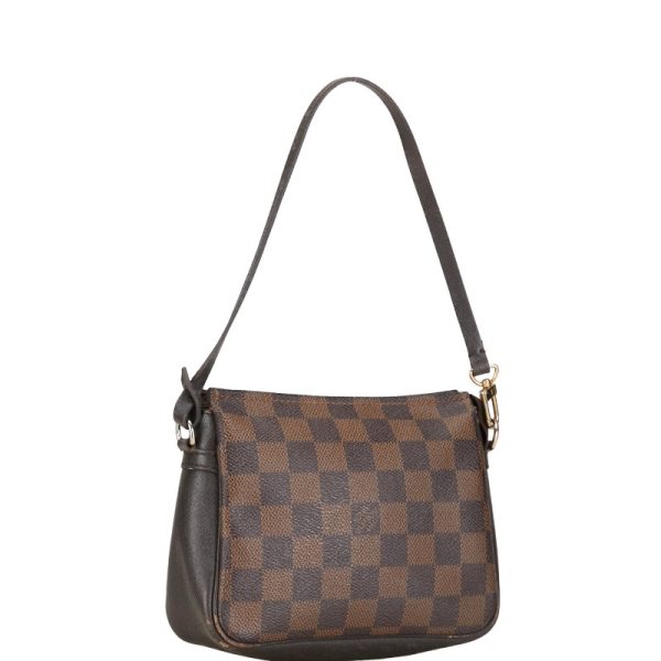 1 0152982 2 Louis Vuitton Damier Truth Makeup Accessory Pouch N51982 Brown