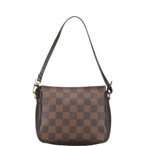 1 0152982 3 Louis Vuitton Damier Truth Makeup Accessory Pouch N51982 Brown