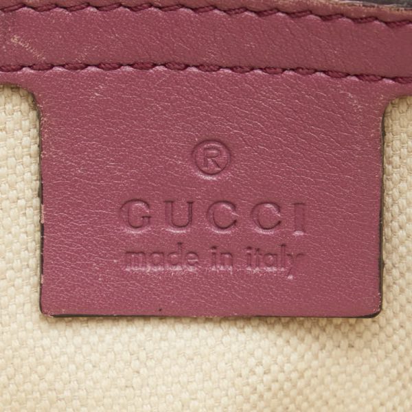 1 0152985 8 Gucci Guccisima handbag shoulder bag pink leather