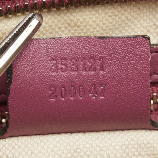 1 0152985 9 Gucci Guccisima handbag shoulder bag pink leather