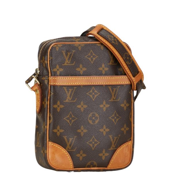 1 0152994 2 Louis Vuitton Monogram Danube Crossbody Shoulder Bag M45266 Brown