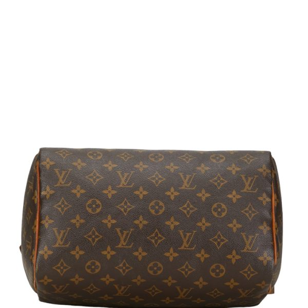 1 0153000 4 Louis Vuitton Monogram Speedy 30 Handbag Brown Leather