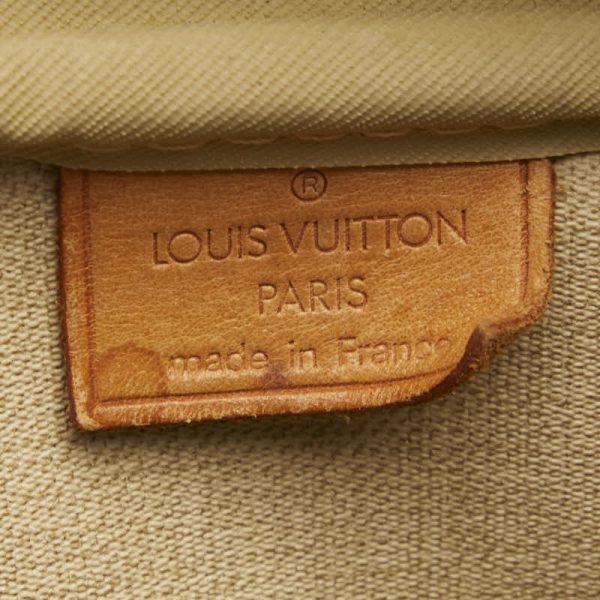 1 0153006 8 Louis Vuitton Monogram Deauville Handbag Brown Leather