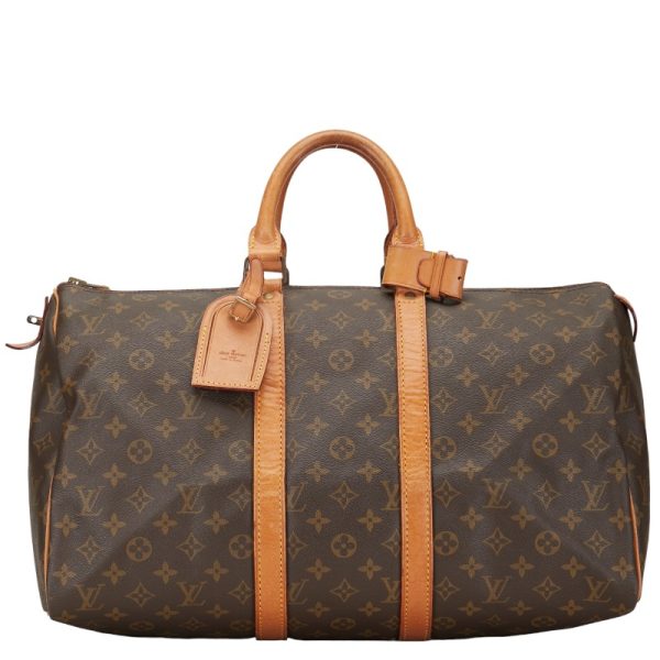 1 0153037 1 Louis Vuitton Monogram Keepall 45 M41428 Brown