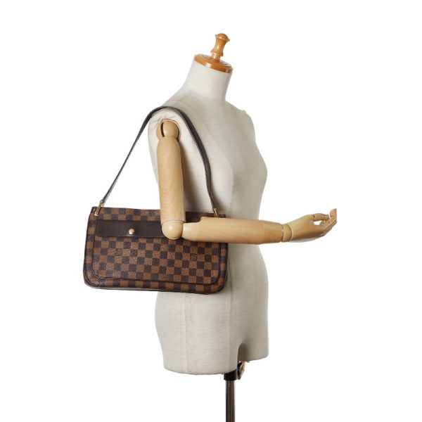 1 0153369 11 Louis Vuitton Damier Aubagne Shoulder Bag N51129 Brown