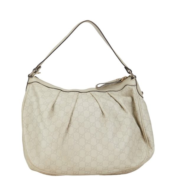 1 0153513 3 Gucci Guccisima Sookie shoulder bag white