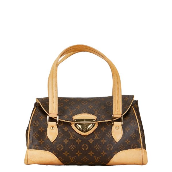 1 0153526 1 Louis Vuitton Monogram Beverly GM Shoulder Bag Brown