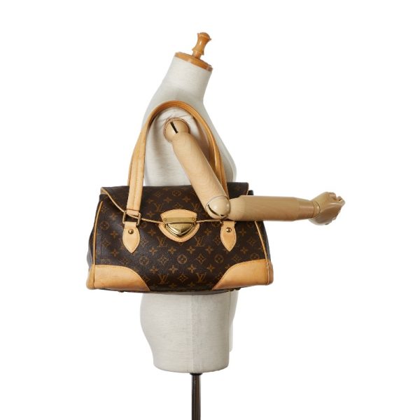 1 0153526 11 Louis Vuitton Monogram Beverly GM Shoulder Bag Brown