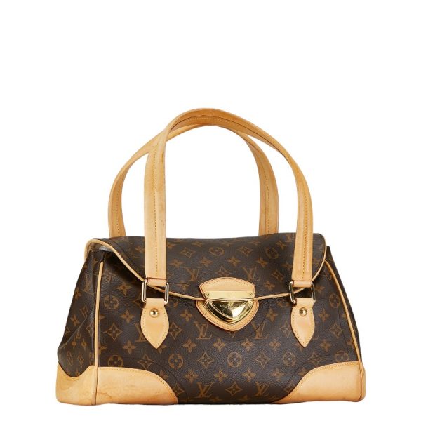 1 0153526 2 Louis Vuitton Monogram Beverly GM Shoulder Bag Brown