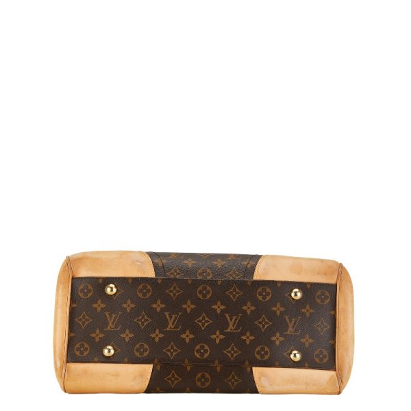 1 0153526 4 Louis Vuitton Monogram Beverly GM Shoulder Bag Brown