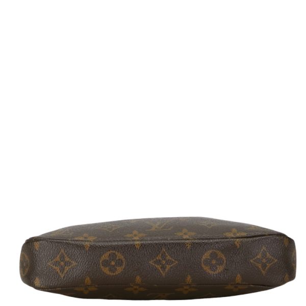 1 0153533 4 Louis Vuitton Monogram Pochette Accessoire Pouch Brown