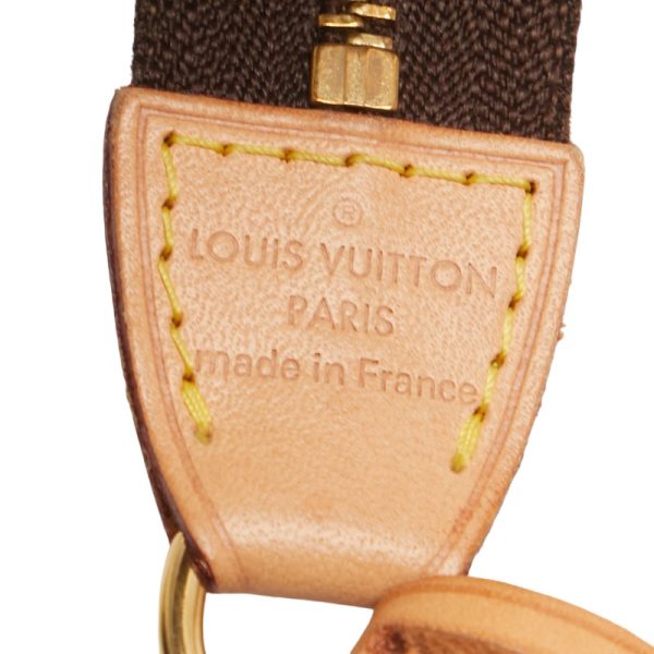 1 0153533 7 Louis Vuitton Monogram Pochette Accessoire Pouch Brown