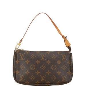 1 0153534 1 Louis Vuitton Tivoli GM Monogram Satchel Bag Brown