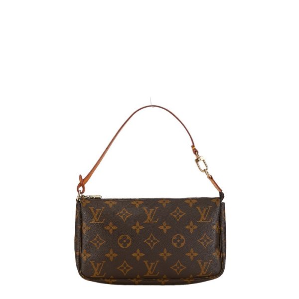 1 0153539 1 Louis Vuitton Monogram Pochette Accessoire M51980 Brown