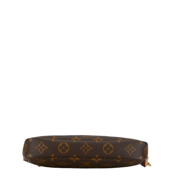 1 0153539 4 Louis Vuitton Monogram Pochette Accessoire M51980 Brown