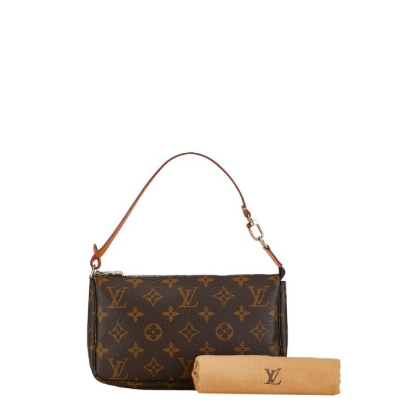 1 0153539 9 Louis Vuitton Monogram Pochette Accessoire M51980 Brown