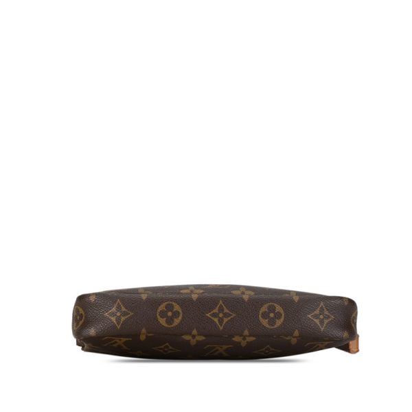 1 0153559 4 Louis Vuitton Monogram Pochette Accessoire Shoulder Bag Brown