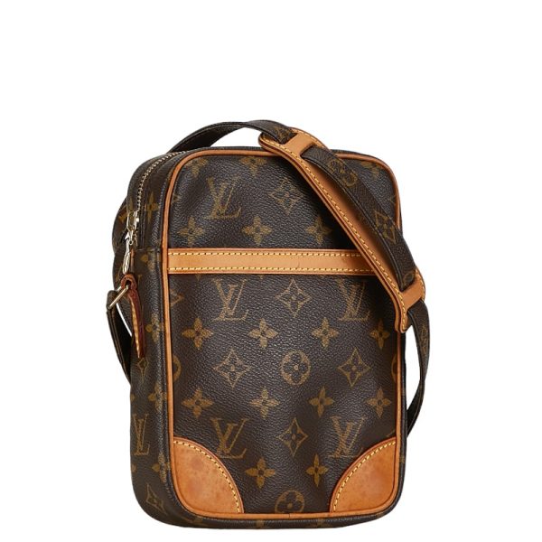 1 0153562 3 Louis Vuitton Monogram Danube Shoulder Bag M45266 Brown