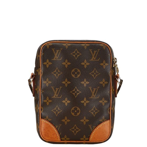 1 0153562 4 Louis Vuitton Monogram Danube Shoulder Bag M45266 Brown