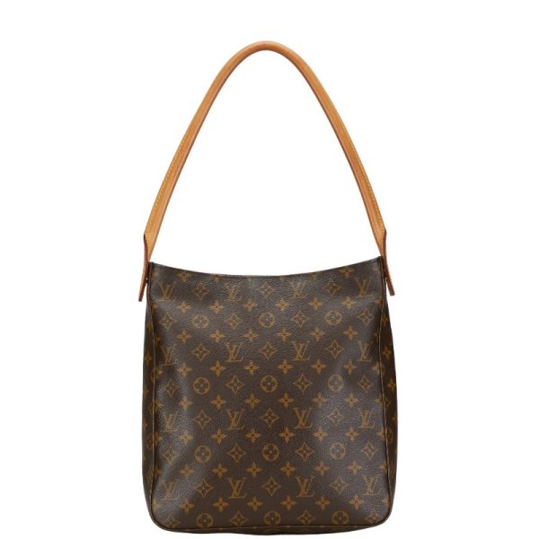 1 0153660 1 Louis Vuitton Monogram Looping GM Shoulder Bag M51145 Brown