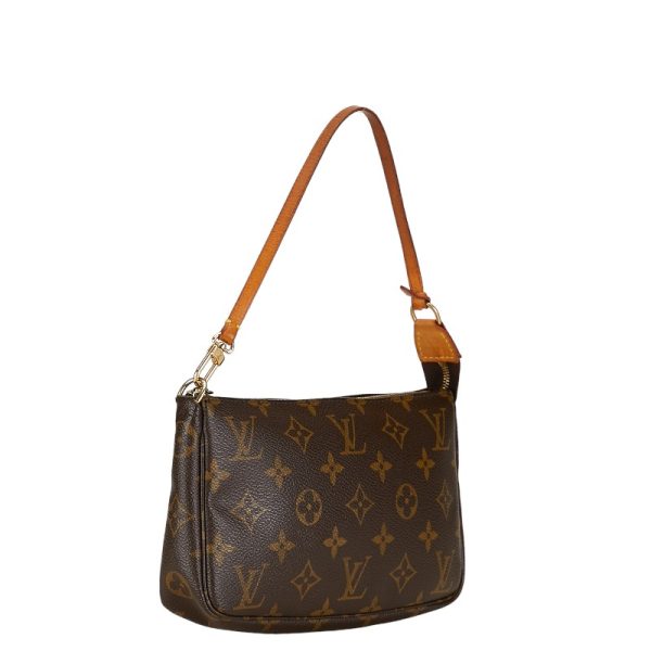 1 0153662 2 Louis Vuitton Monogram Pochette Accessory Accessory Pouch Brown