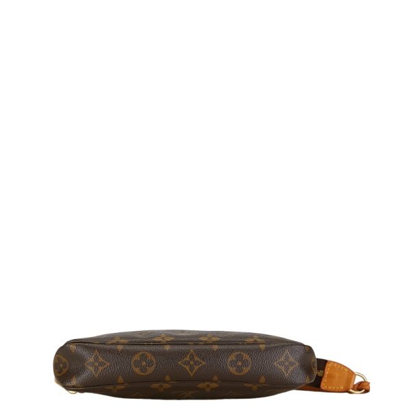 1 0153662 4 Louis Vuitton Monogram Pochette Accessory Accessory Pouch Brown