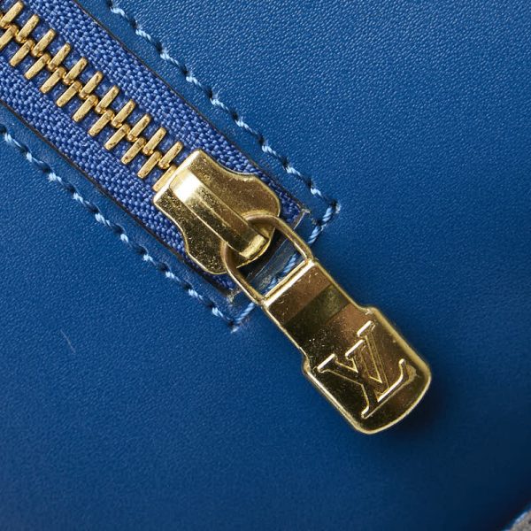 1 0153666 7 Louis Vuitton Epi Soufflo Handbag M52225 Toledo Blue Leather