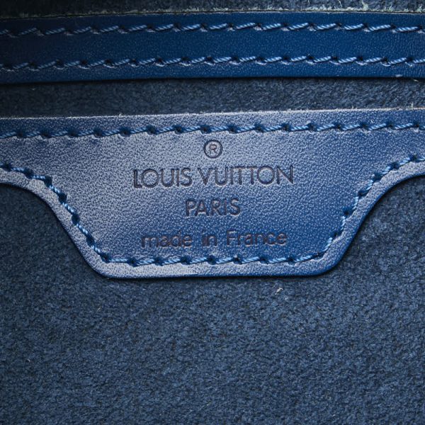 1 0153666 9 Louis Vuitton Epi Soufflo Handbag M52225 Toledo Blue Leather