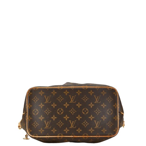 1 0153673 5 Louis Vuitton Monogram Palermo PM Shoulder Bag M40145 Brown