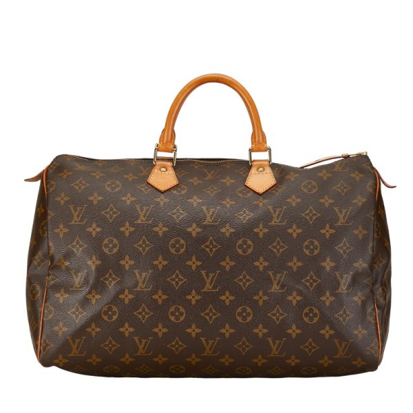 1 0153674 1 Louis Vuitton Monogram Speedy 40 Bag M41522 Brown